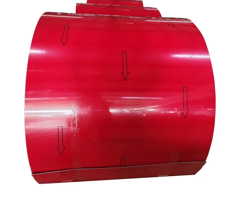 Packed and strapped aluminum coil on a wooden pallet
