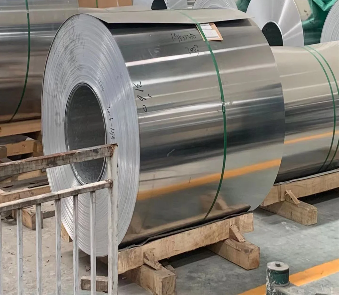 Aluminum coil and sheet held in stock before allocation to an order